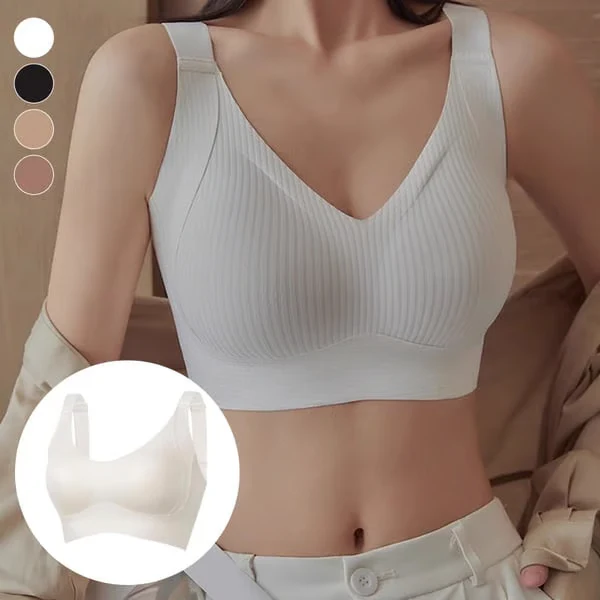 🔥BUY 1 GET2 FREE🔥 Women's Ribbed Adjustable Wireless Bra