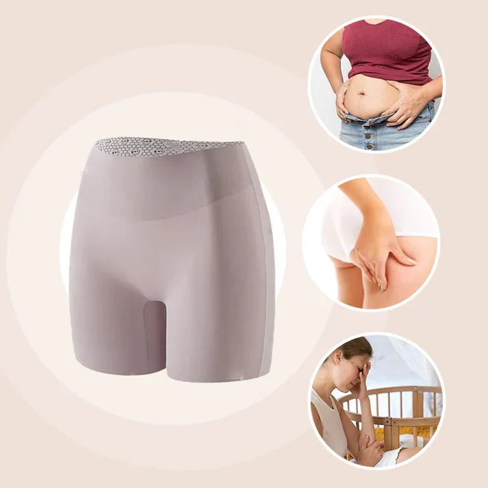 🔥BUY 1 GET 1 FREE🔥Women High-waist Ice Silk Underwear with Tummy-control Hip-lifting