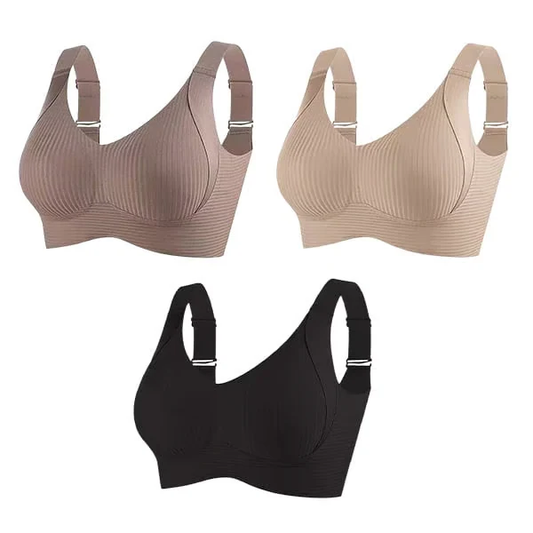 🔥BUY 1 GET2 FREE🔥 Women's Ribbed Adjustable Wireless Bra