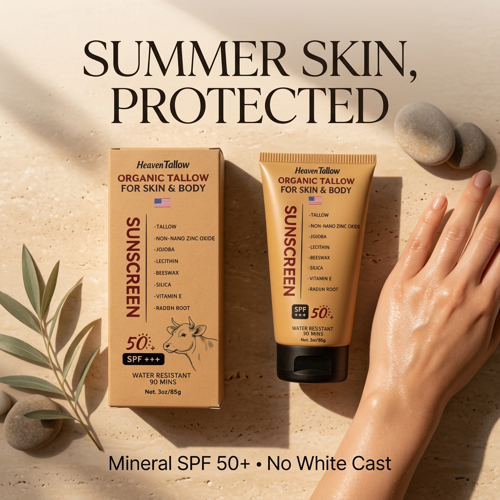 Organic SPF 50++ Tallow Sunscreen-🔥BUY 1 GET 1 FREE🔥