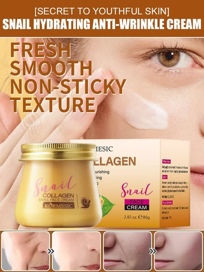 🔥BUY 1 GET 1 FREE!🎁[Secret to Youthful Skin] Snail Hydrating, Anti-Wrinkle and Rejuvenating Cream