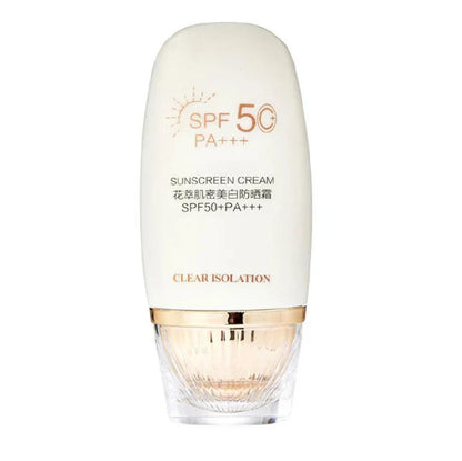 Flower Extract Skin Brightening Sunscreen Cream SPF50+