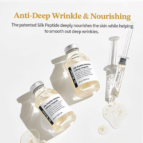 ✨Buy More&Save More✨Silk Lifting Peptide Ampoule: Korean Anti-Aging Serum for Wrinkle Care & Plumping