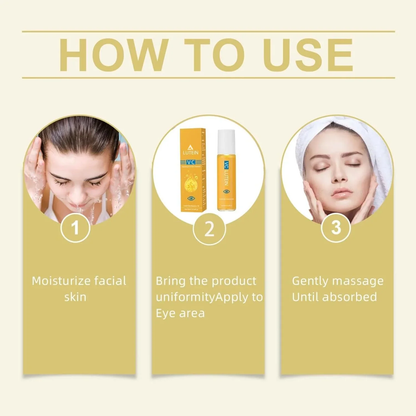 💥 Instant Under-Eye Rescue! Aureiz Eye Essence Oil 👀💛