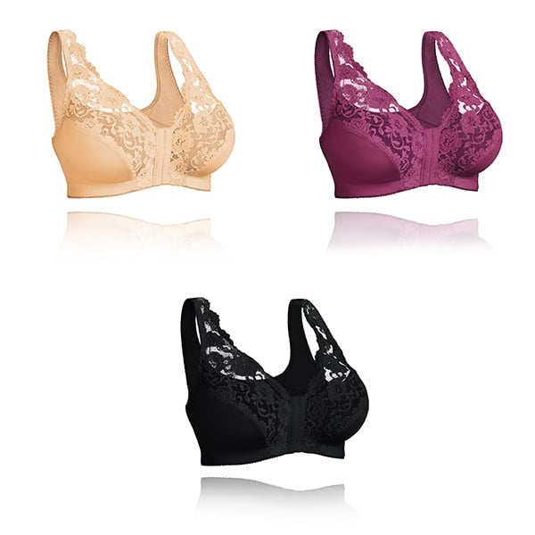 Front Hooks And Stretch-Lace – ALL IN ONE BRA