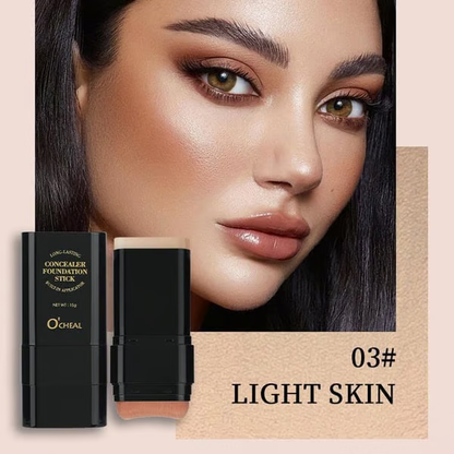 💥Buy 1Get 1 Free💥Dual-ended eraser foundation stick: long-lasting concealer and highlighter makeup tool for a perfect makeup look