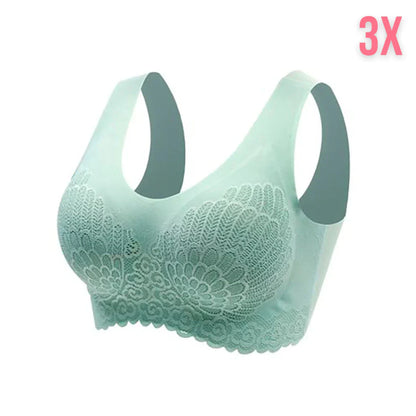 Latex 4.0 Graceful Anti saggy Breathable Lace Bra