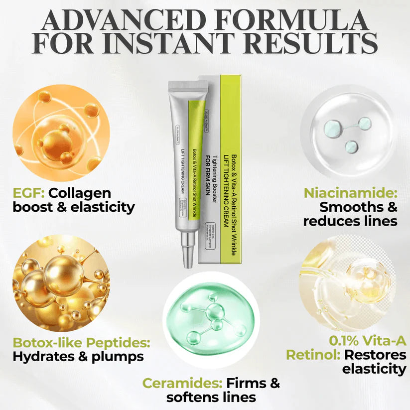 ⏰ FLASH SALE: 72-Hour Wrinkle Eraser |  Botox & Vita-A Retinol Shot Wrinkle - Lift Tightening Cream