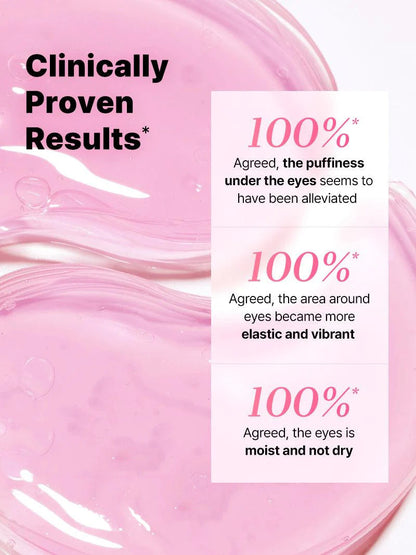 Peptide Collagen Eye Patches for Dark Circles & Puffy Eyes – 60 Hydrogel Pads