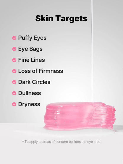 Peptide Collagen Eye Patches for Dark Circles & Puffy Eyes – 60 Hydrogel Pads