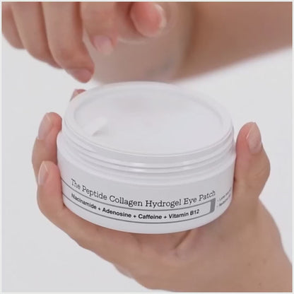 Peptide Collagen Eye Patches for Dark Circles & Puffy Eyes – 60 Hydrogel Pads