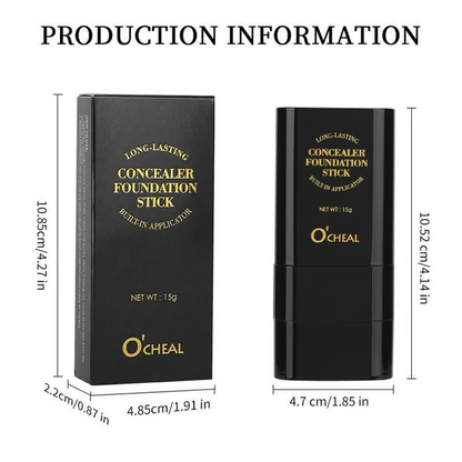 💥Buy 1Get 1 Free💥Dual-ended eraser foundation stick: long-lasting concealer and highlighter makeup tool for a perfect makeup look